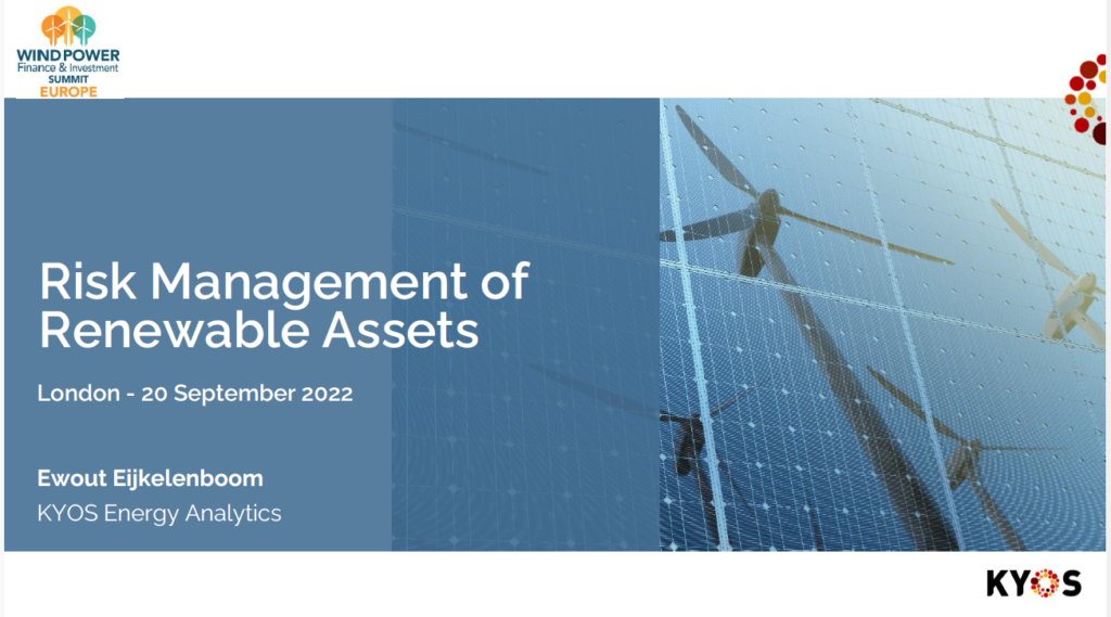 Gone with the Wind: Why Risk Management of Renewable Assets is Important